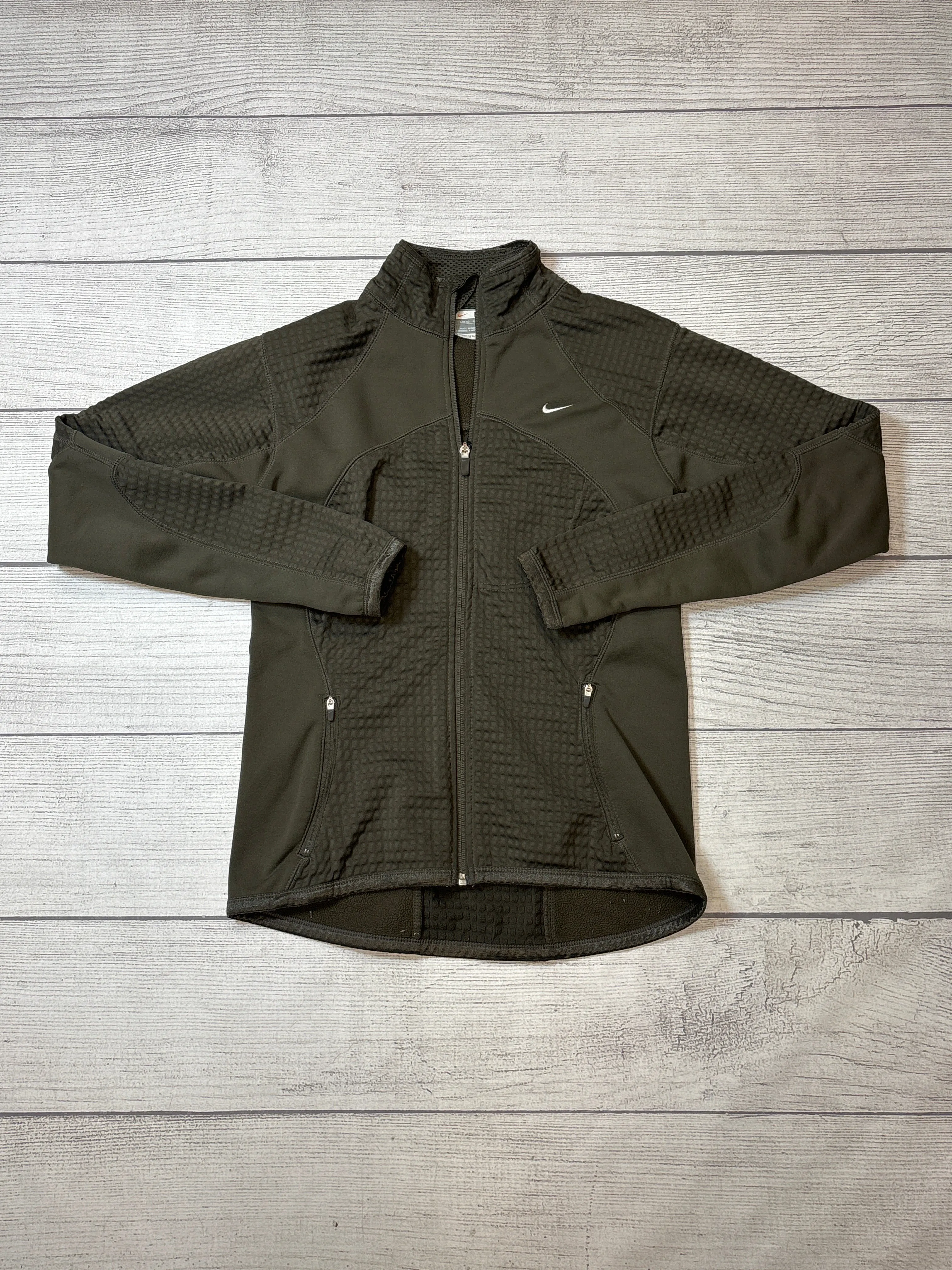 Ultra Compact Packing Design Athletic Jacket By Nike Apparel In Green, Size: M