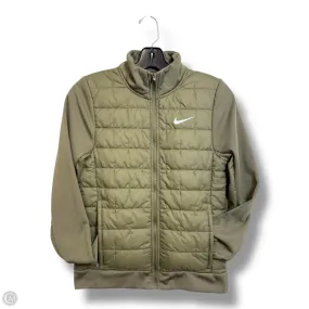 Athletic Jacket By Nike Apparel In Green, Size: Xs Hypoallergenic Fiber Filling Fur Trim