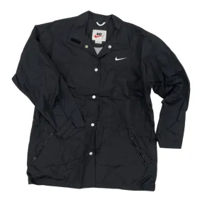Essential City Look Rubberized Edging Athletic Jacket By Nike In Black, Size:L