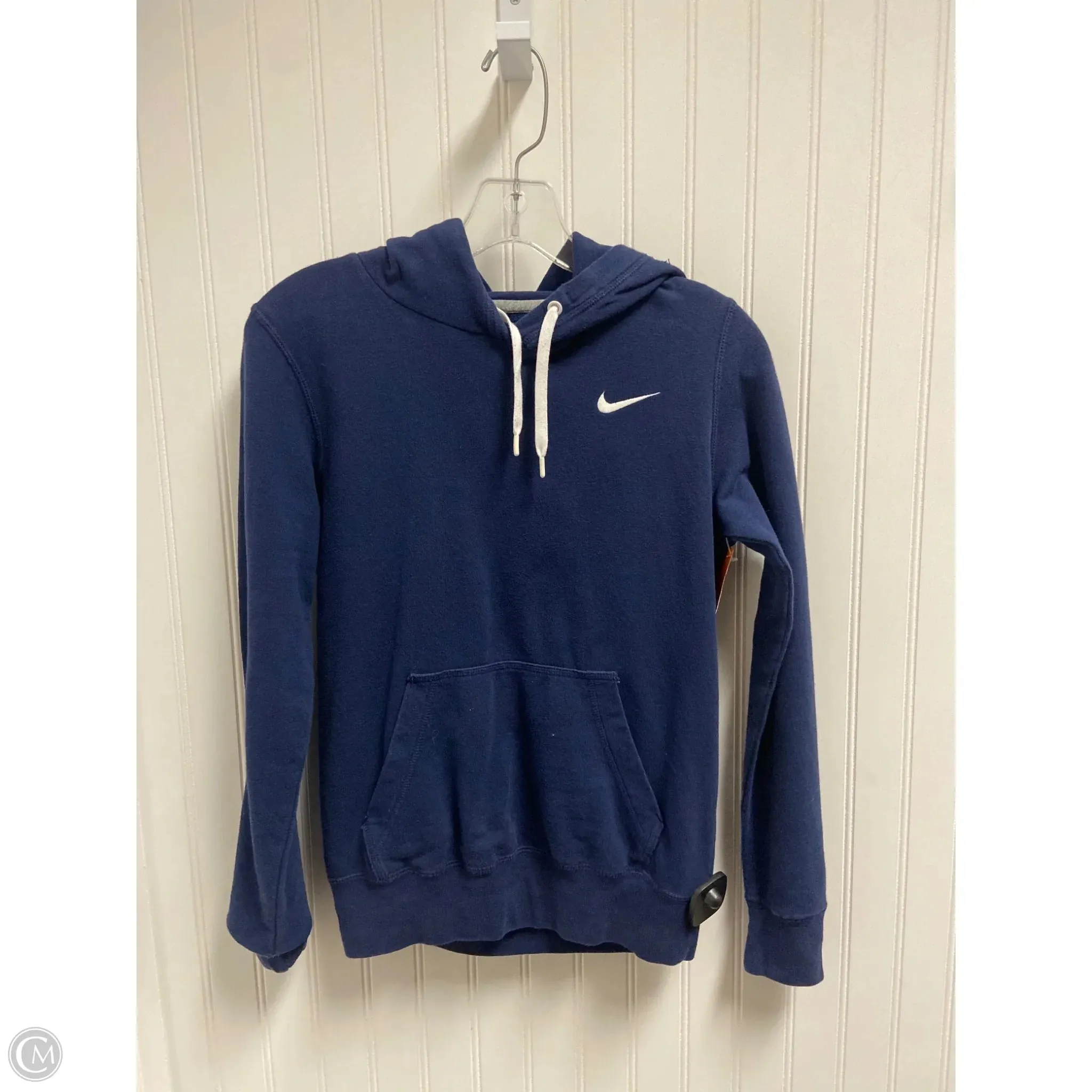 Athletic Jacket By Nike In Blue, Size: Xs Slim Fit Design