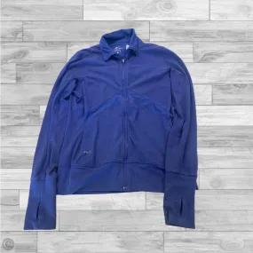 Many Pockets Athletic Jacket By Nike In Purple, Size: M