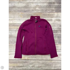 Athletic Jacket By Patagonia In Maroon, Size: S Sport Fit Travel Wardrobe