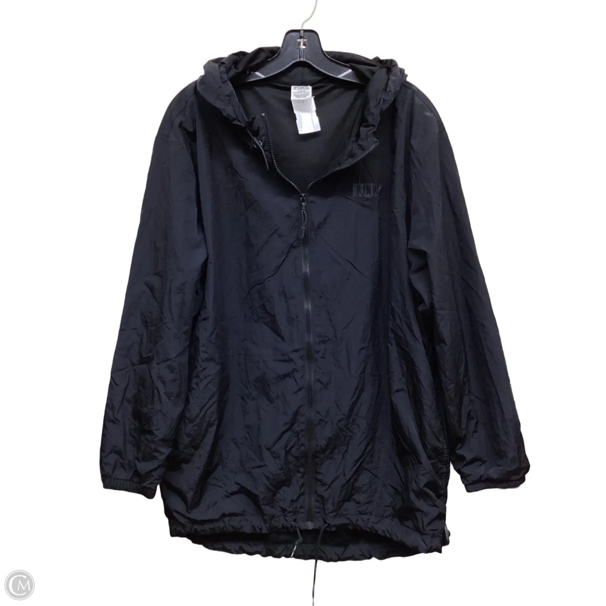 Loose Fit Athletic Jacket By Pink In Black, Size: L