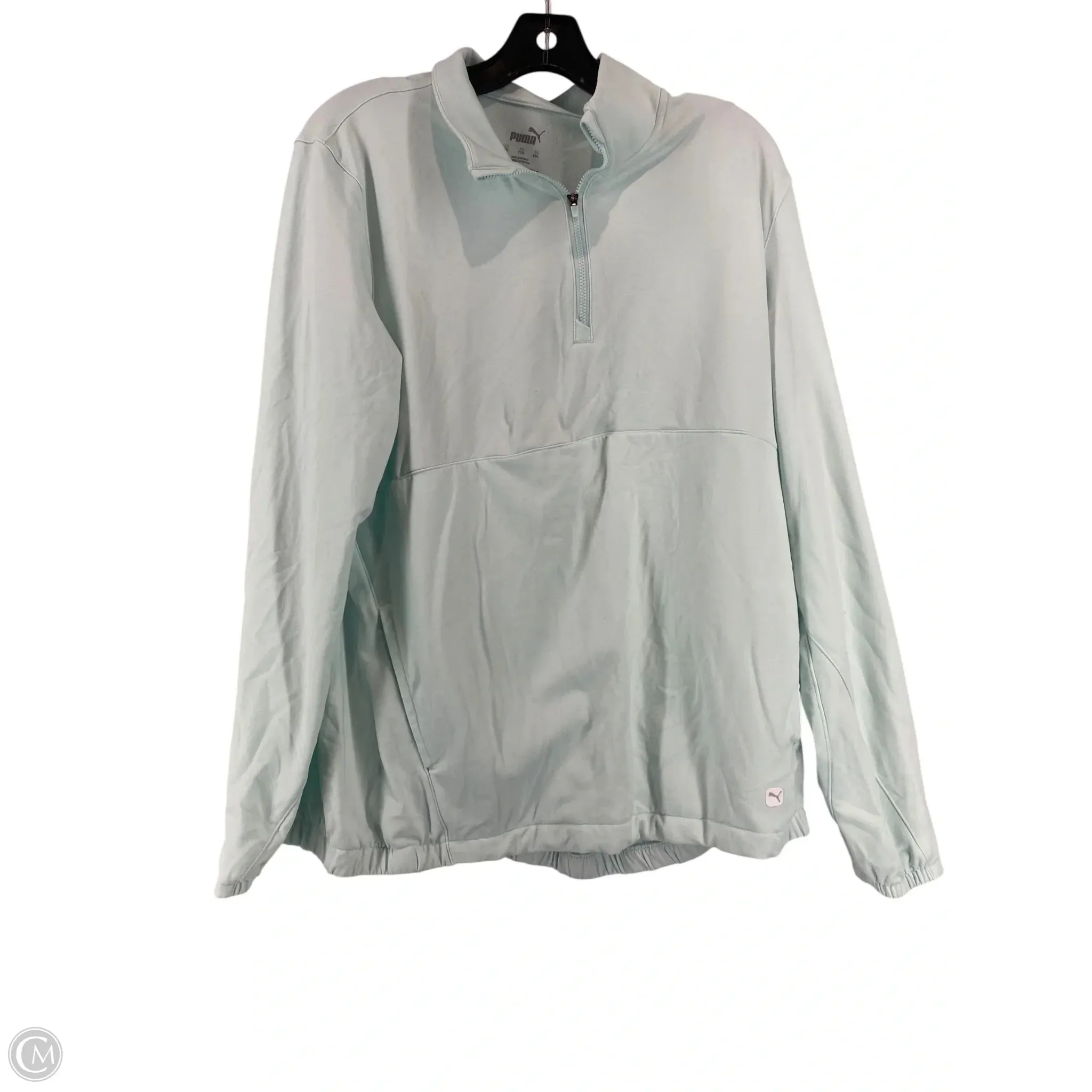 Lightweight Construction Athletic Jacket By Puma In Green, Size: 2x