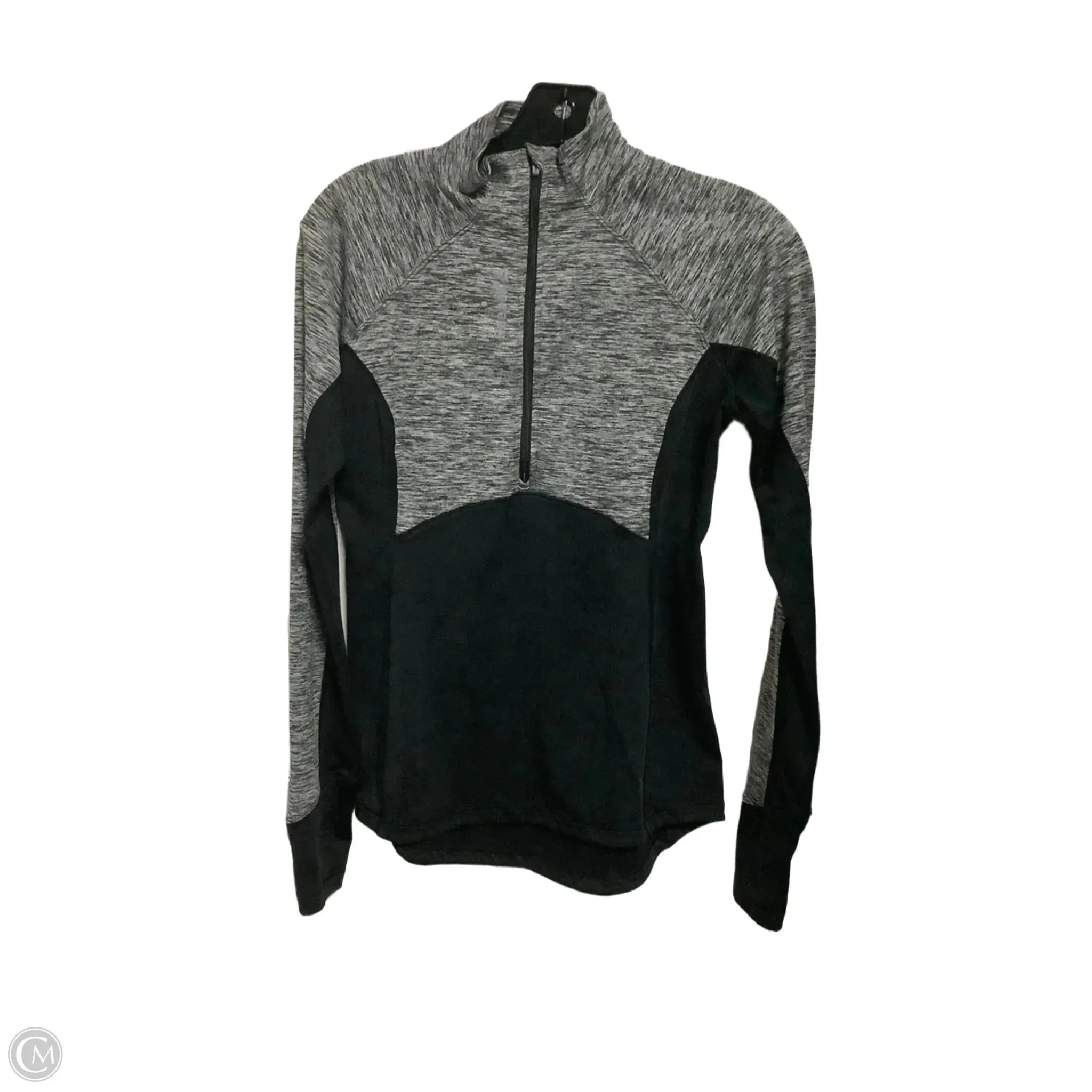 Athletic Jacket By Reebok In Grey, Size: Medium Light Pack Option