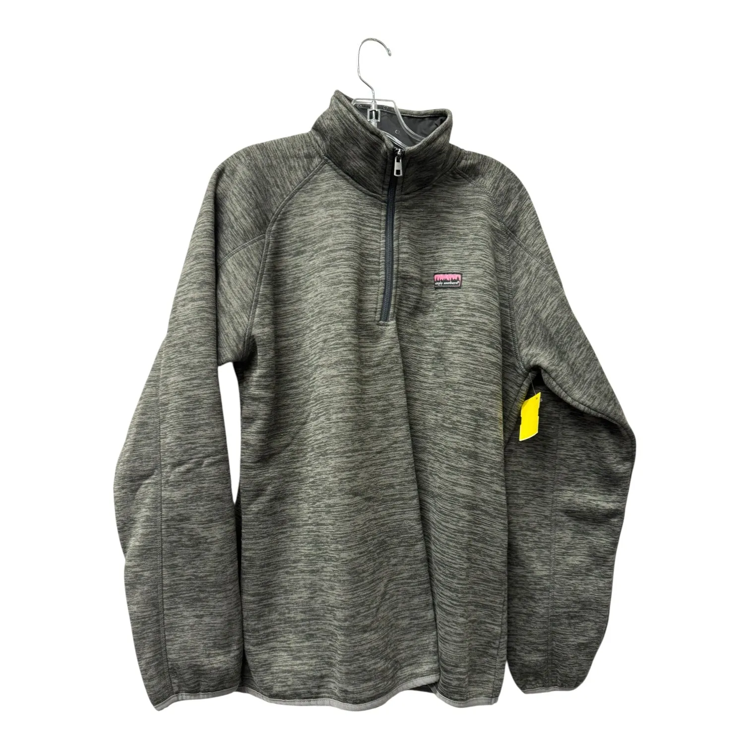 Oversized Fit Simple Outer Athletic Jacket By Simply Southern In Grey, Size:Xl