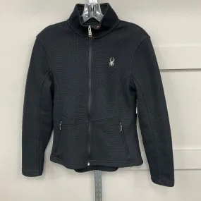 Button Fastenings Athletic Jacket By Spyder In Black, Size: M