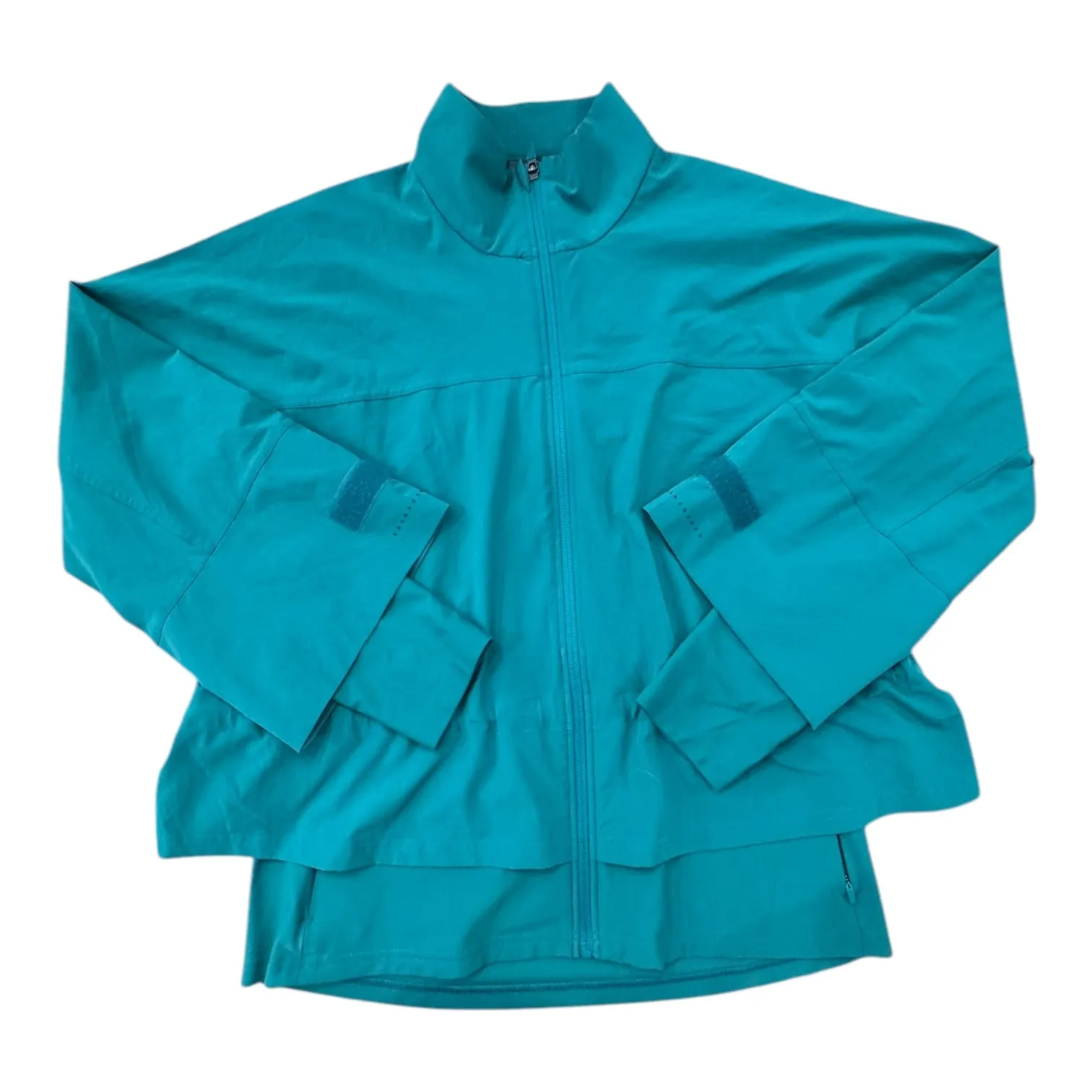 Athletic Jacket By Sweaty Betty In Green, Size:L SiliconeGrip Adjustable Belt