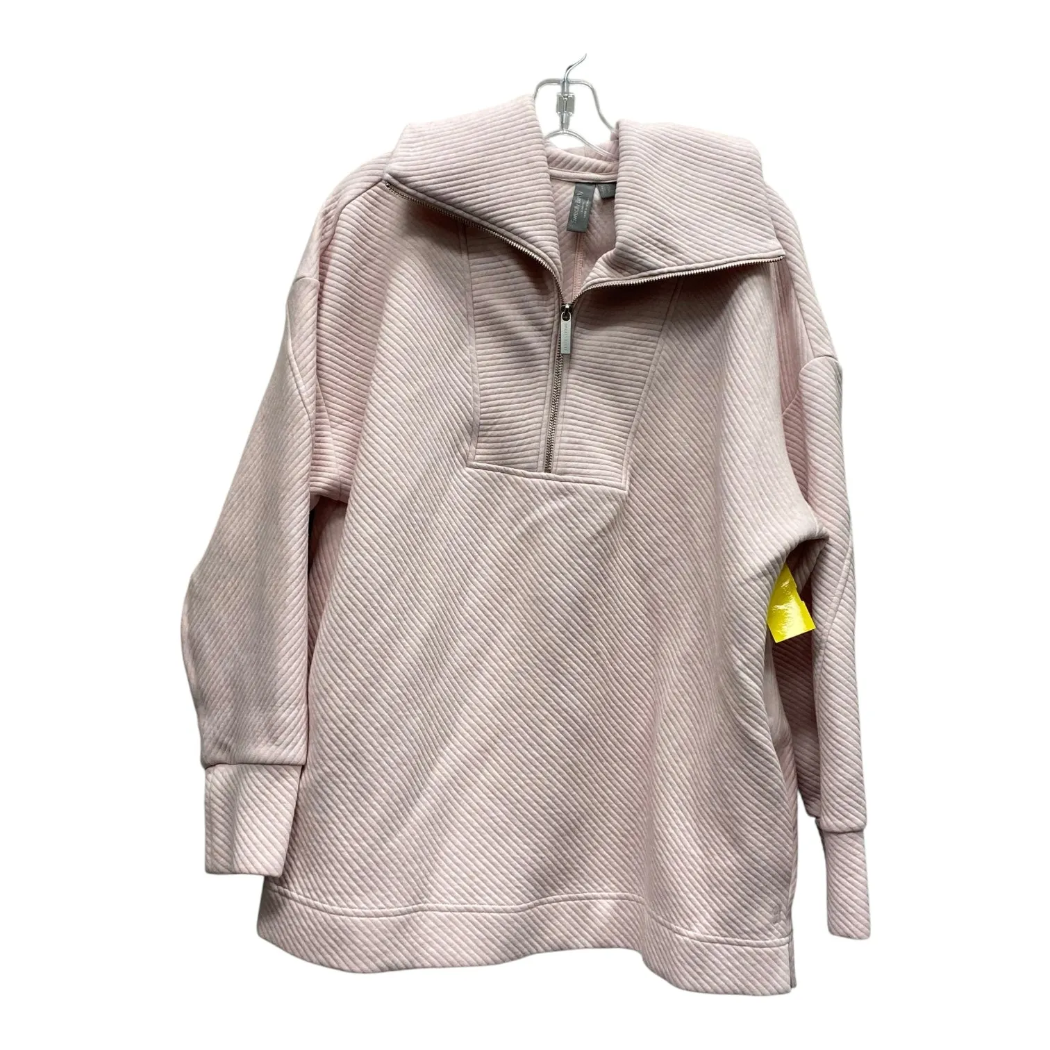 Wrinkle Free Fabric StretchFit Silhouette Athletic Jacket By Sweaty Betty In Pink, Size:L