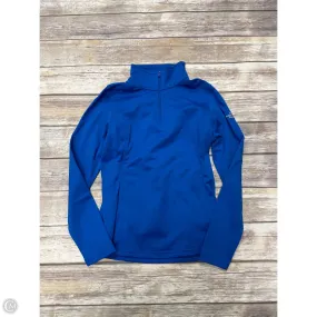 Athletic Jacket By The North Face In Blue, Size: S Faux Fur Collar