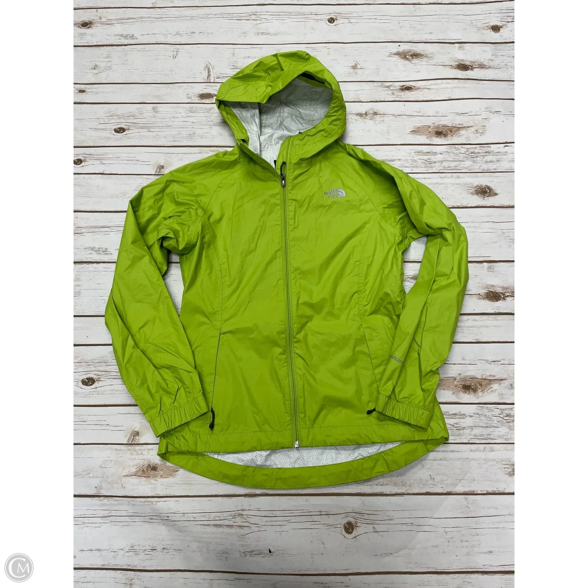Athletic Jacket By The North Face In Green, Size: S Seamless Stitching