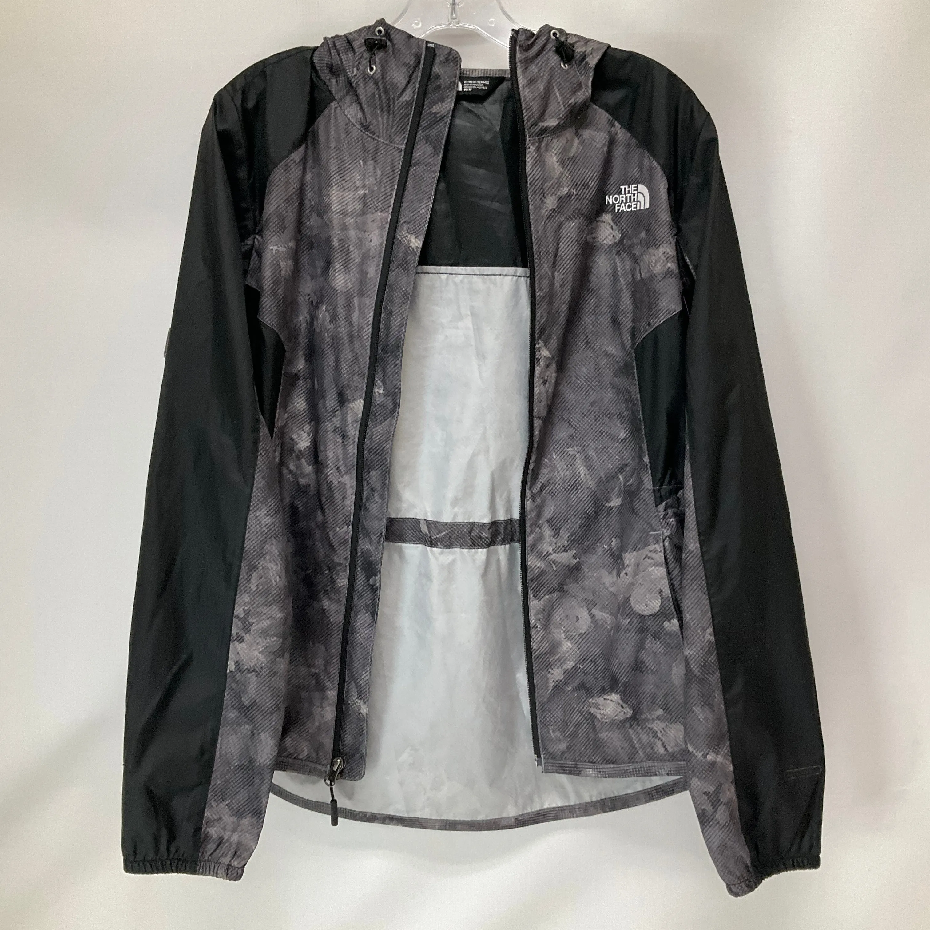 Waterproof Zipper Closure Stretch Enhanced Mobility Zones Athletic Jacket By The North Face  Size: M
