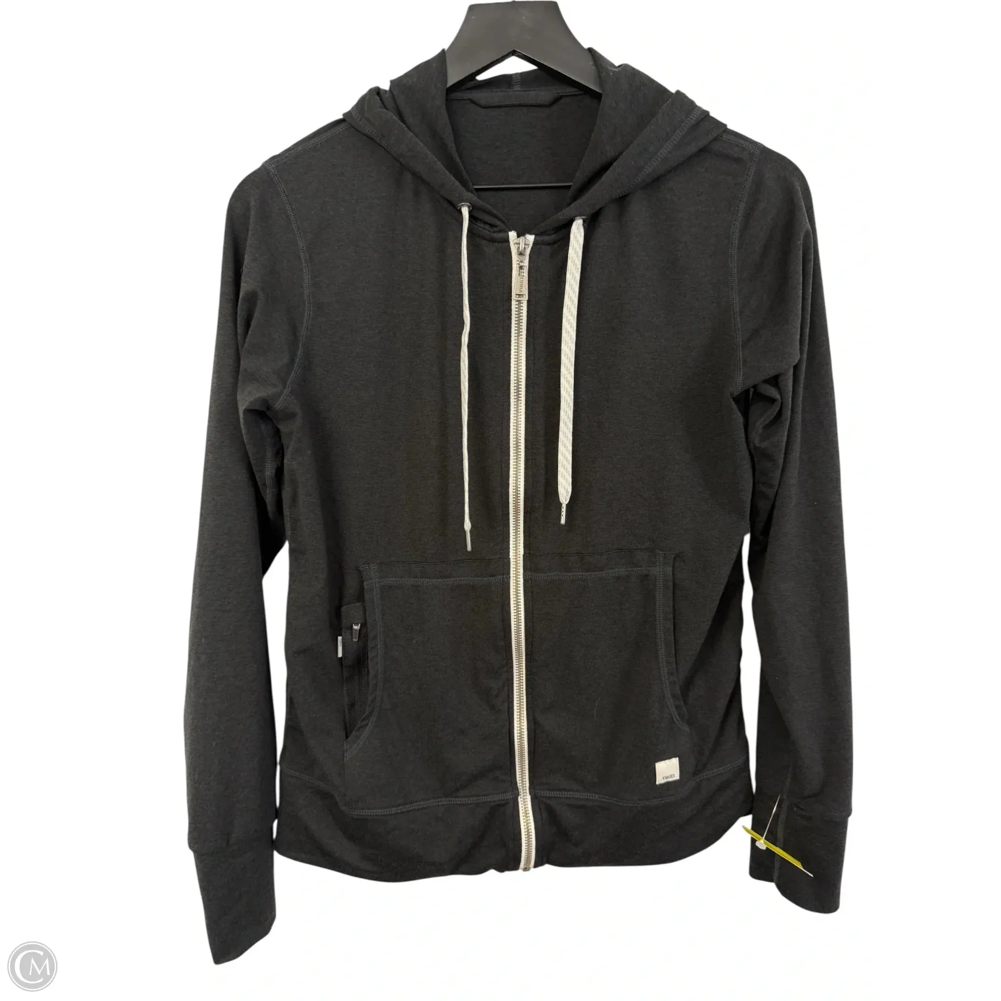Reinforced Elbow Patches Athletic Jacket By Vuori In Black, Size: S