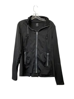 Active Style Athletic Jacket By Younique In Black, Size: L