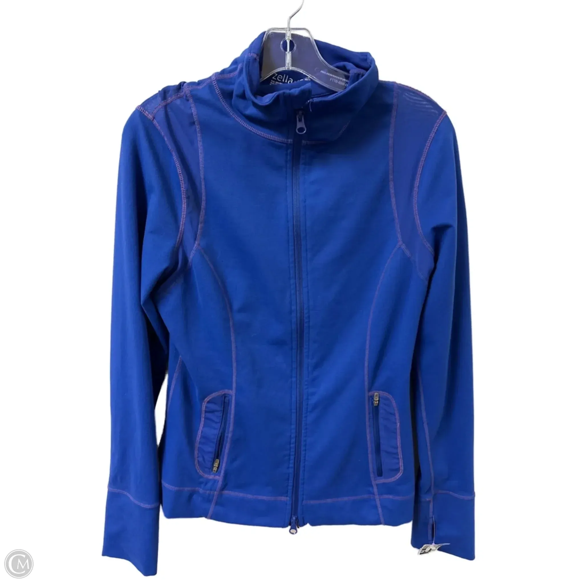 Athletic Jacket By Zella In Blue, Size: M Light Pack Option
