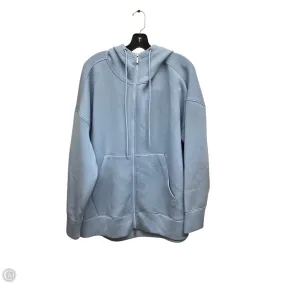 Athletic Jacket By Zella In Blue, Size: Xl Comfortable Fabric