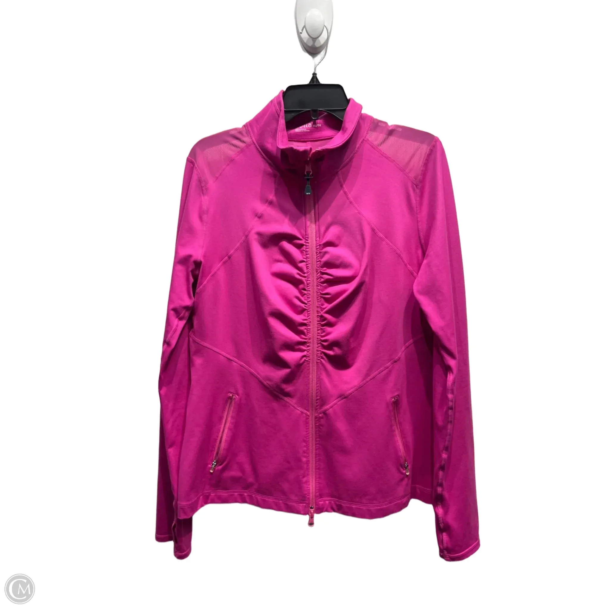 Athletic Jacket By Zella In Pink, Size: Xl Airy Cloth Thermal Lined