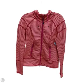 Athletic Jacket By Zella In Striped Pattern, Size: S Winter Layers Convertible Sleeves