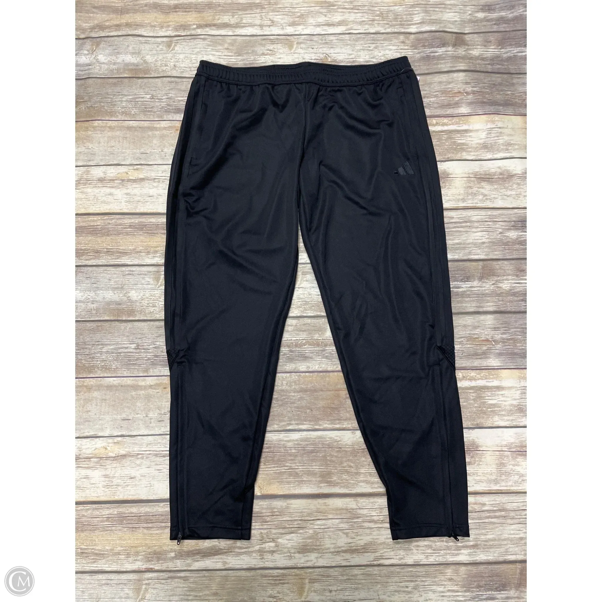 Athletic Pants By Adidas In Black, Size: 2x BreathableMaterial