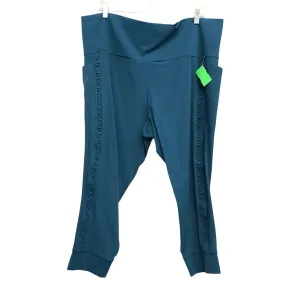 Athletic Pants By Athleta In Blue, Size:3X Stretch Support