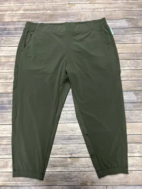 Cozy Touch Athletic Pants By Athleta In Green, Size: 4x