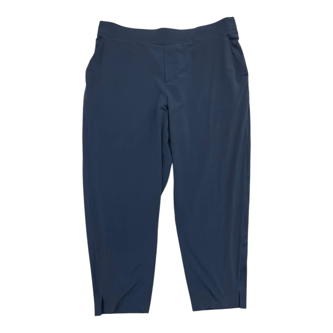 ComfortFit Stay Fresh Athletic Pants By Athleta In Navy, Size:2X