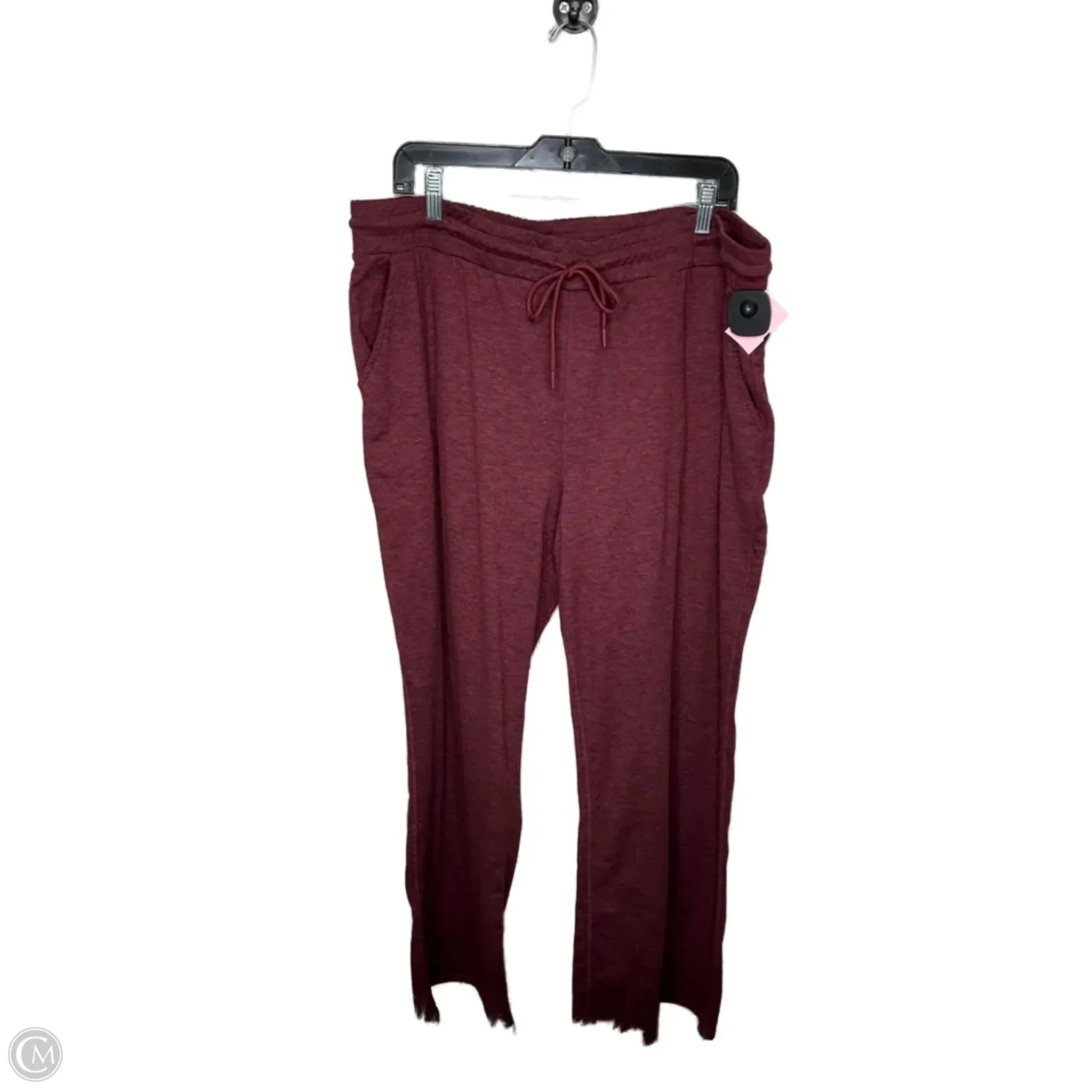 Athletic Pants By Athletic Works In Red, Size: 3x Double Stitched Seams AbrasionGuardTape