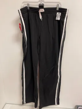 Airy Feel Athletic Pants By Danskin In Black & White, Size: 2x