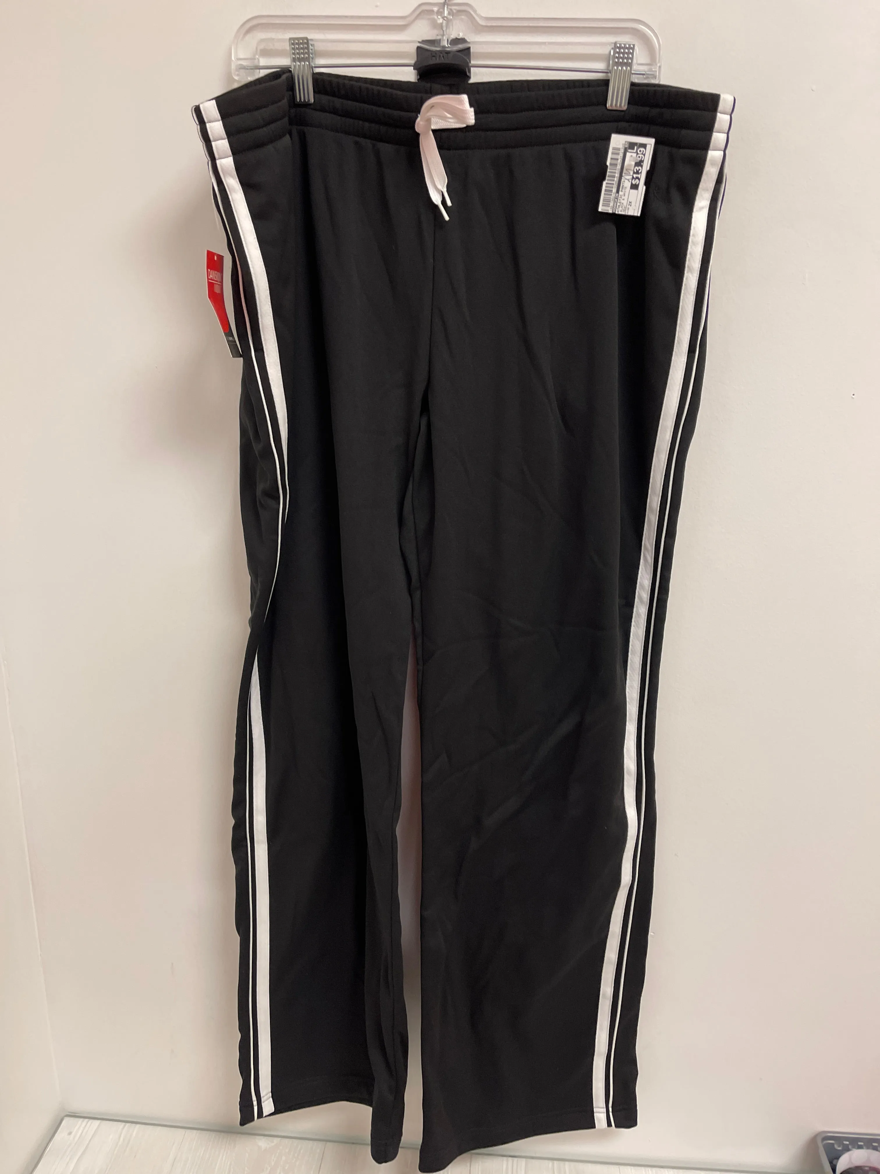 Airy Feel Athletic Pants By Danskin In Black & White, Size: 2x