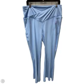 Functional Layers Comfort Wear Fit Athletic Pants By Fabletics In Blue, Size: 1x