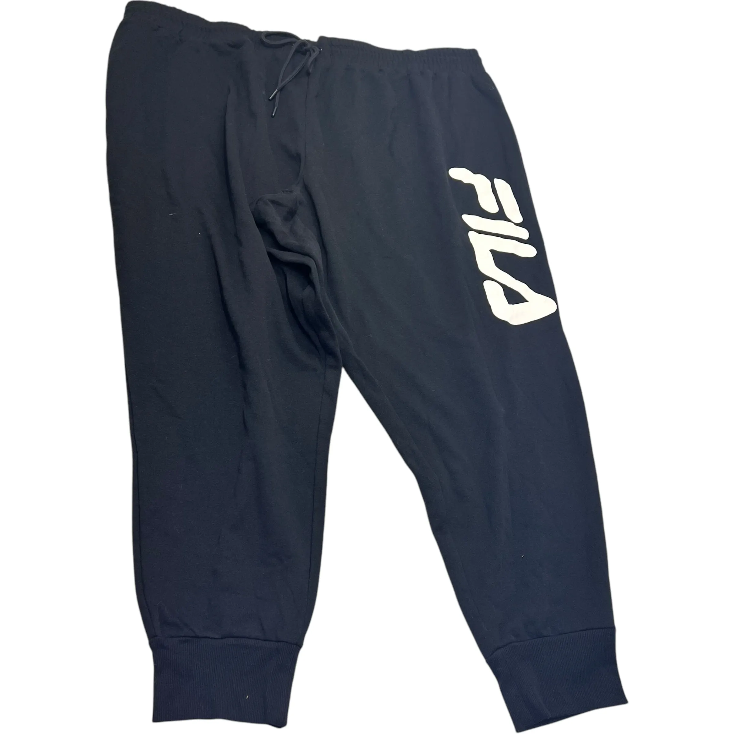 Moisture Lock Technology AntiStaticFinish Athletic Pants By Fila In Black, Size: 4x