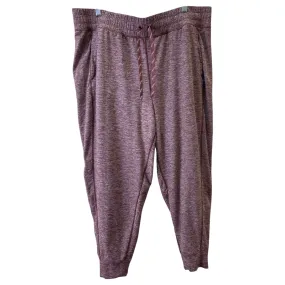Athletic Pants By Flx In Tan, Size:1X No Gap Waist Construction Tough Materials