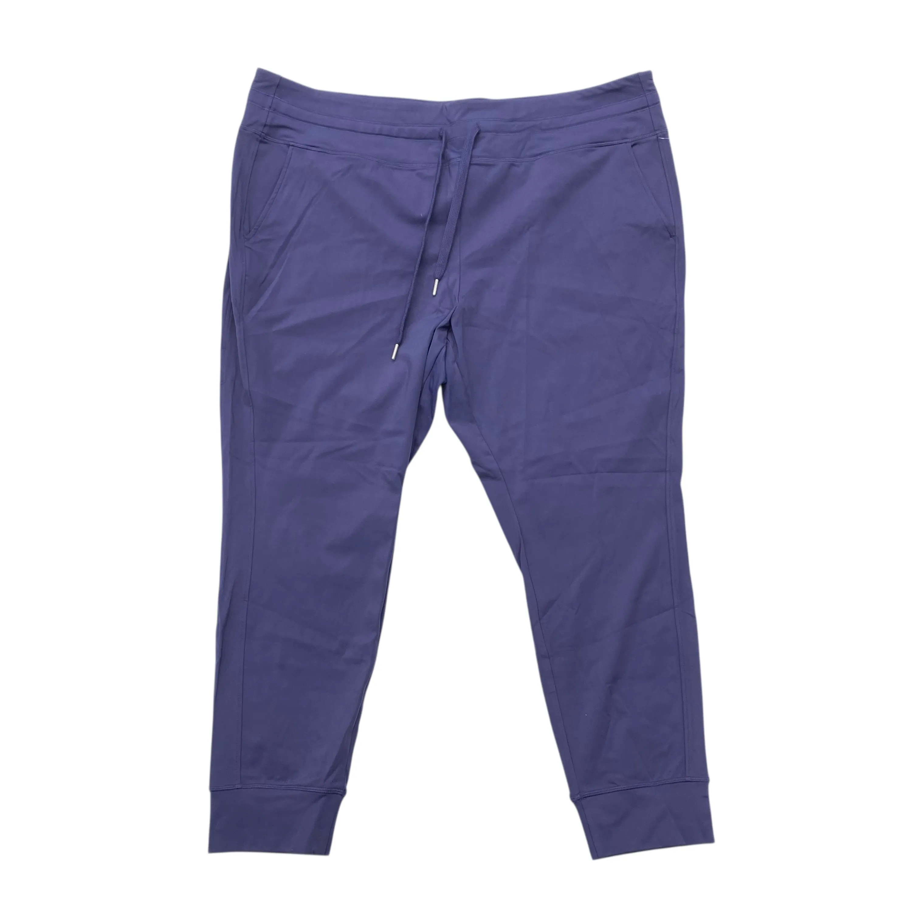 Athletic Pants By Halara In Navy, Size:3X Flowy legs Ripstop Fabric Technology