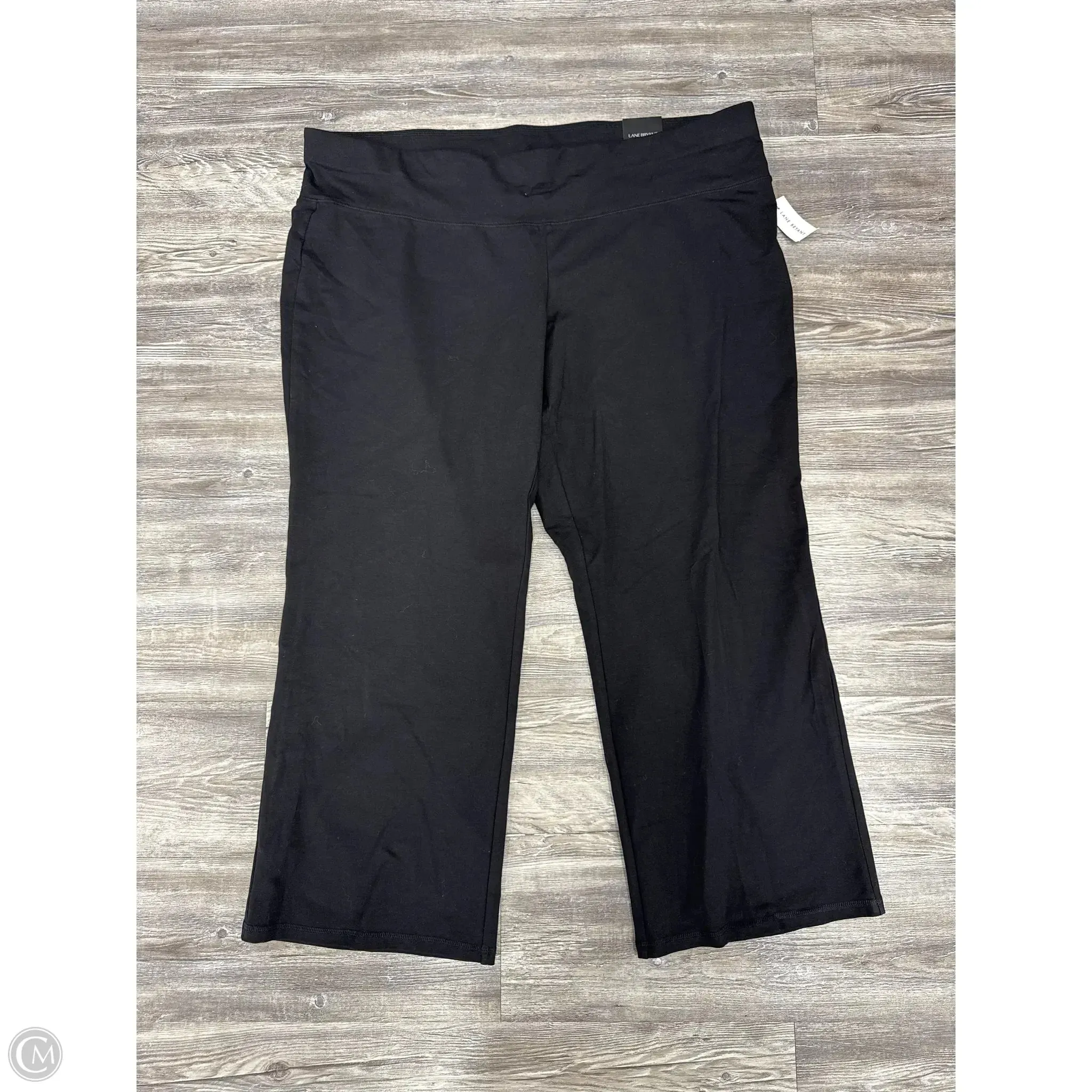Everyday Layer Weekend Comfort Athletic Pants By Lane Bryant In Black, Size: 4x