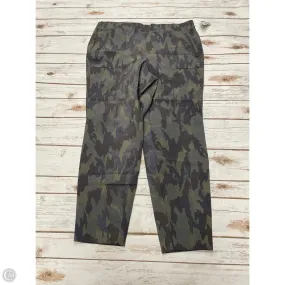 Supportive Waistband Athletic Pants By Lane Bryant In Camouflage Print, Size: Xl