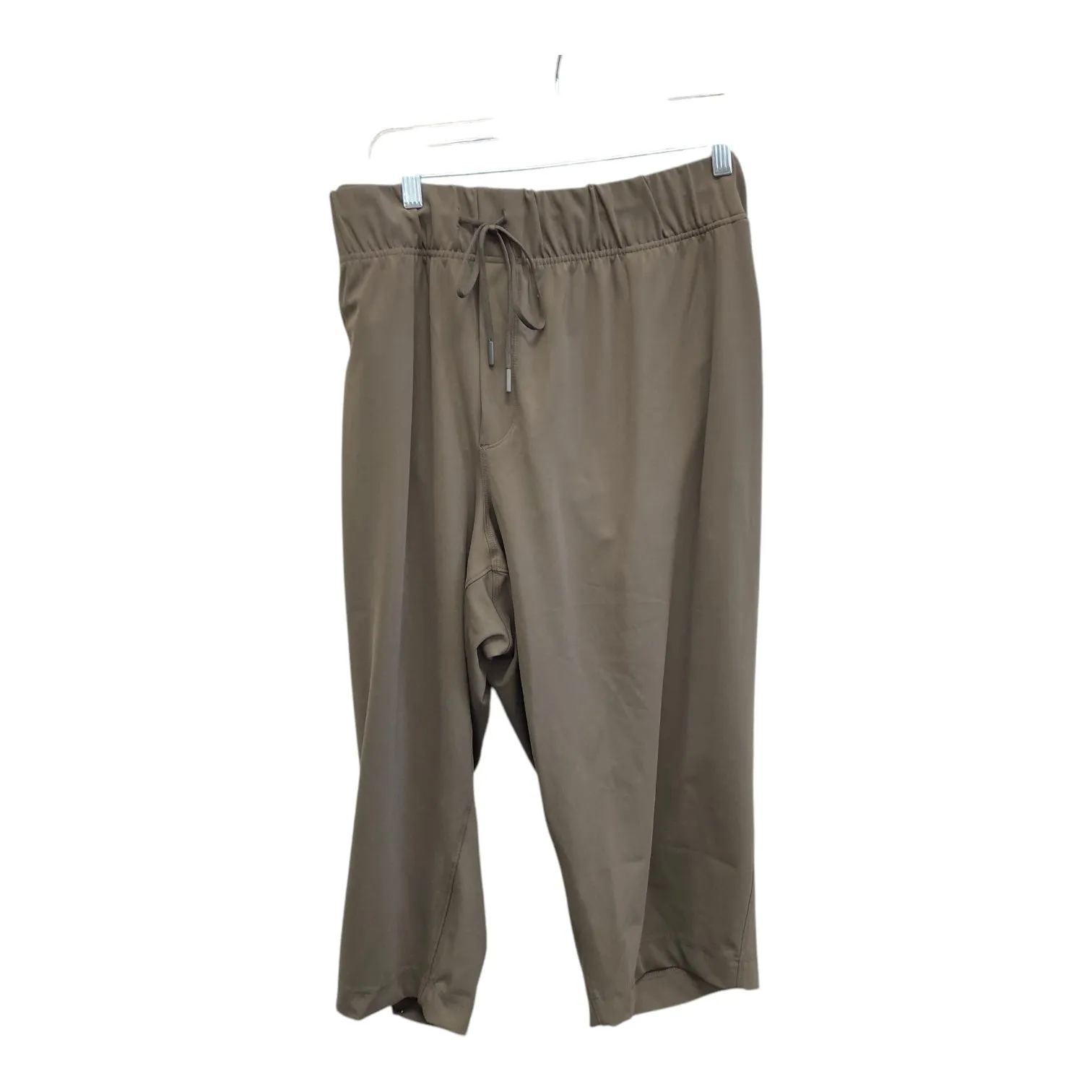 HighDensityWeave Comfortable Cut Athletic Pants By Livi Active In Green, Size:4X