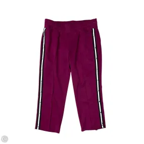 Relaxed Comfort Fit Athletic Pants By Livi Active In Purple, Size: 2x