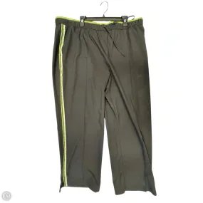 Athletic Pants By Made For Life In Black & Green, Size: 3x Fade Resistant Dye luxe feel