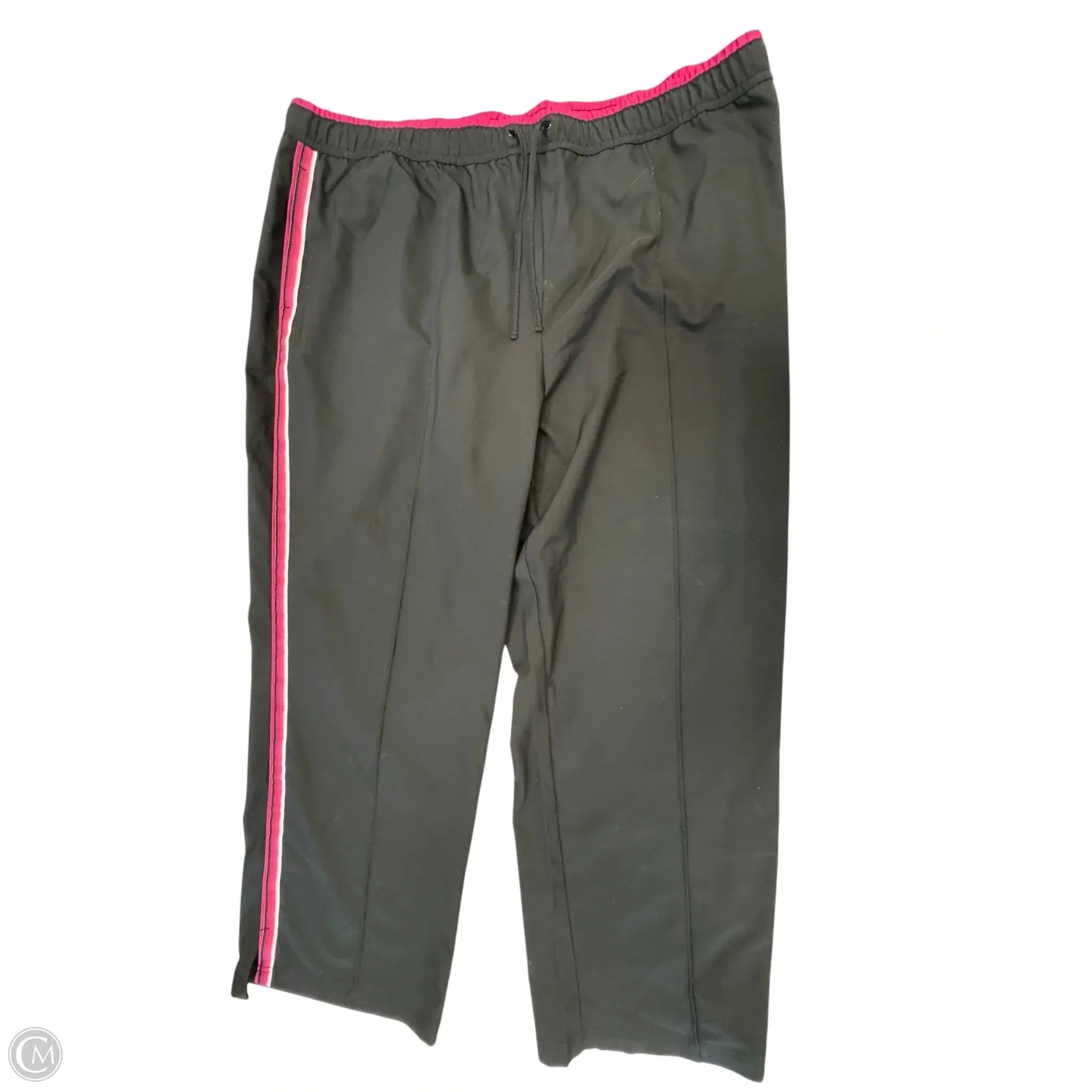 Athletic Pants By Made For Life In Black & Pink, Size: 3x Multi Purpose