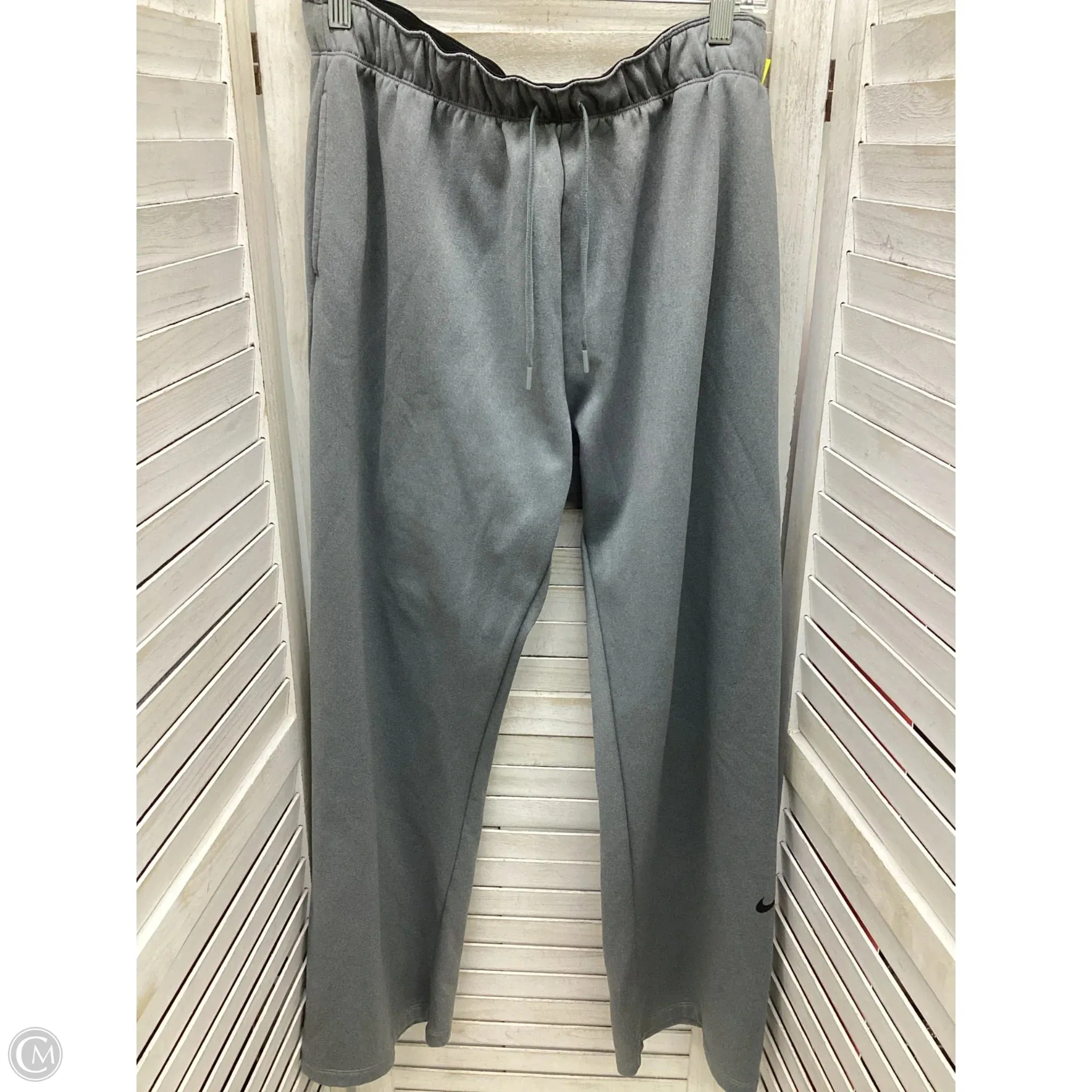 Athletic Pants By Nike In Grey, Size: 2x ElasticCuffs ExtendedSizeRange