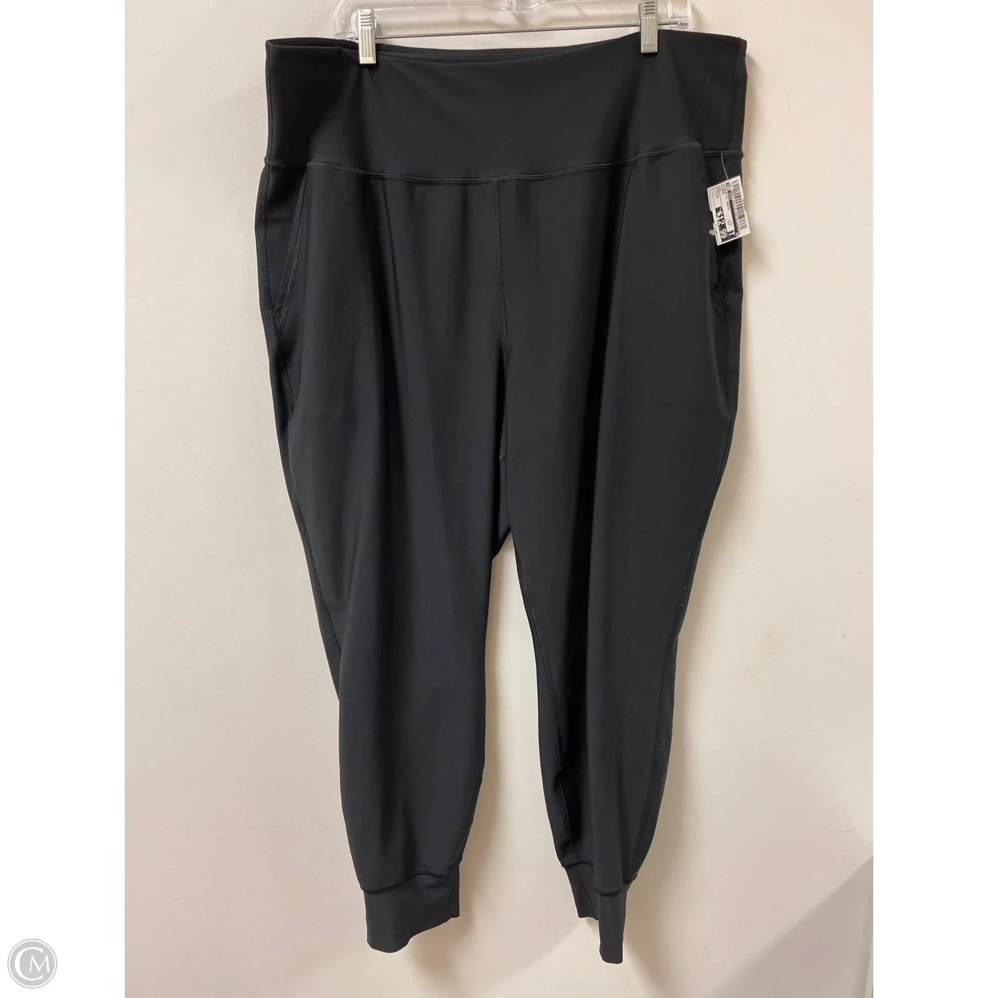 slim fit No Irritation Seams Athletic Pants By Old Navy In Black, Size: 1x