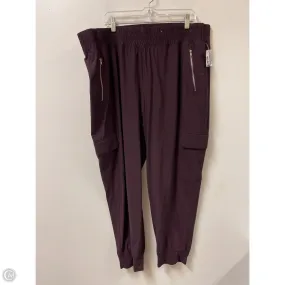 Athletic Pants By Old Navy In Red, Size: 2x AntiSlipGrip