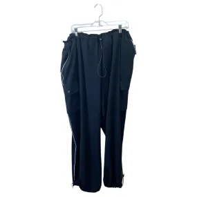 AllDayComfort Athletic Pants By Sports Illustrated In Black, Size:3X