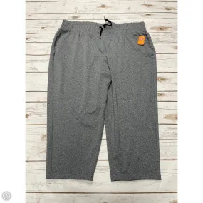 Athletic Pants By Tek Gear In Grey, Size: 1x Loose Design