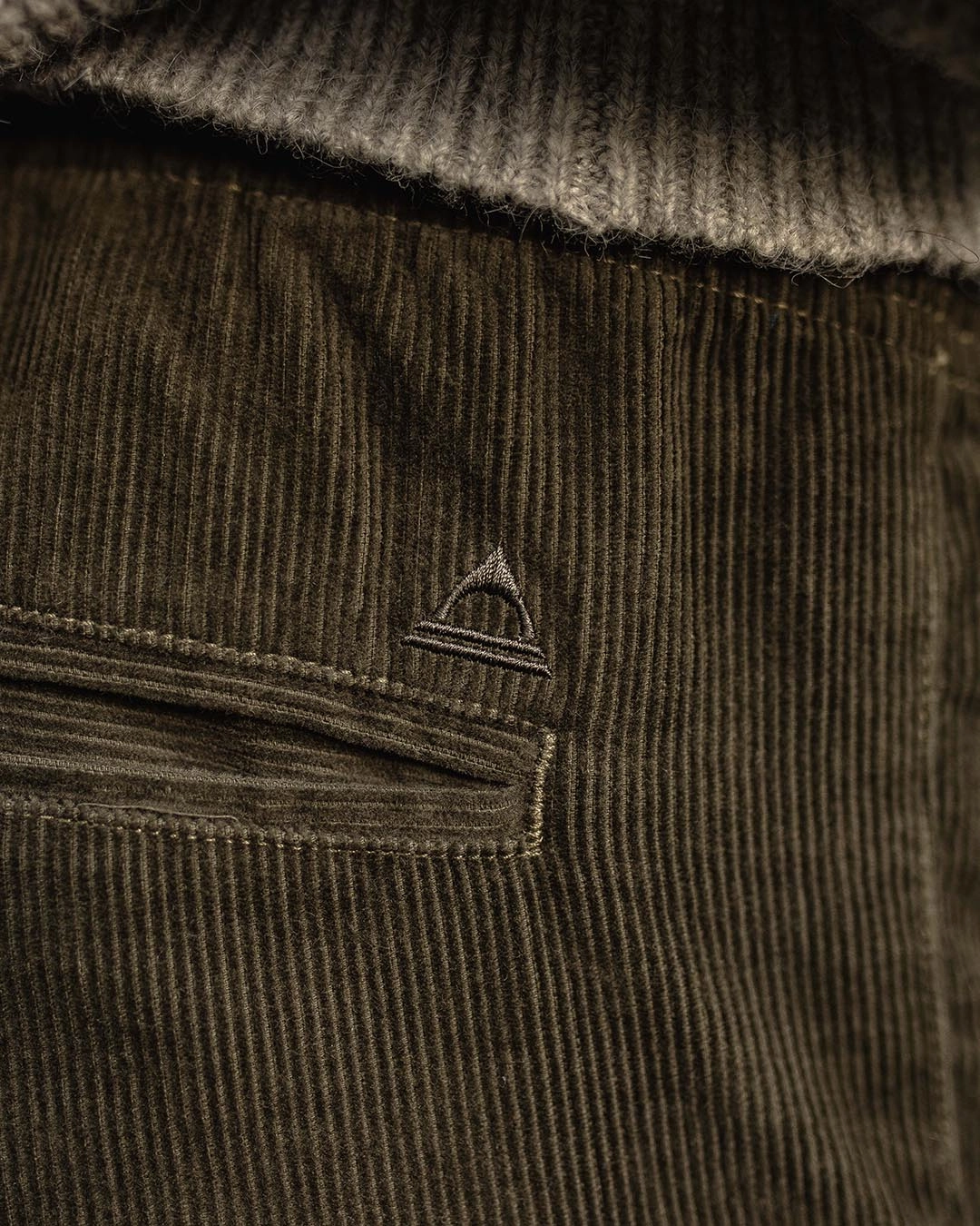Adventurer Cord Trouser - Dusty Olive Body Aligned Trail Ready