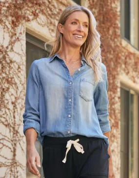 Urban Edge Ava Vintage Shirt - Denim