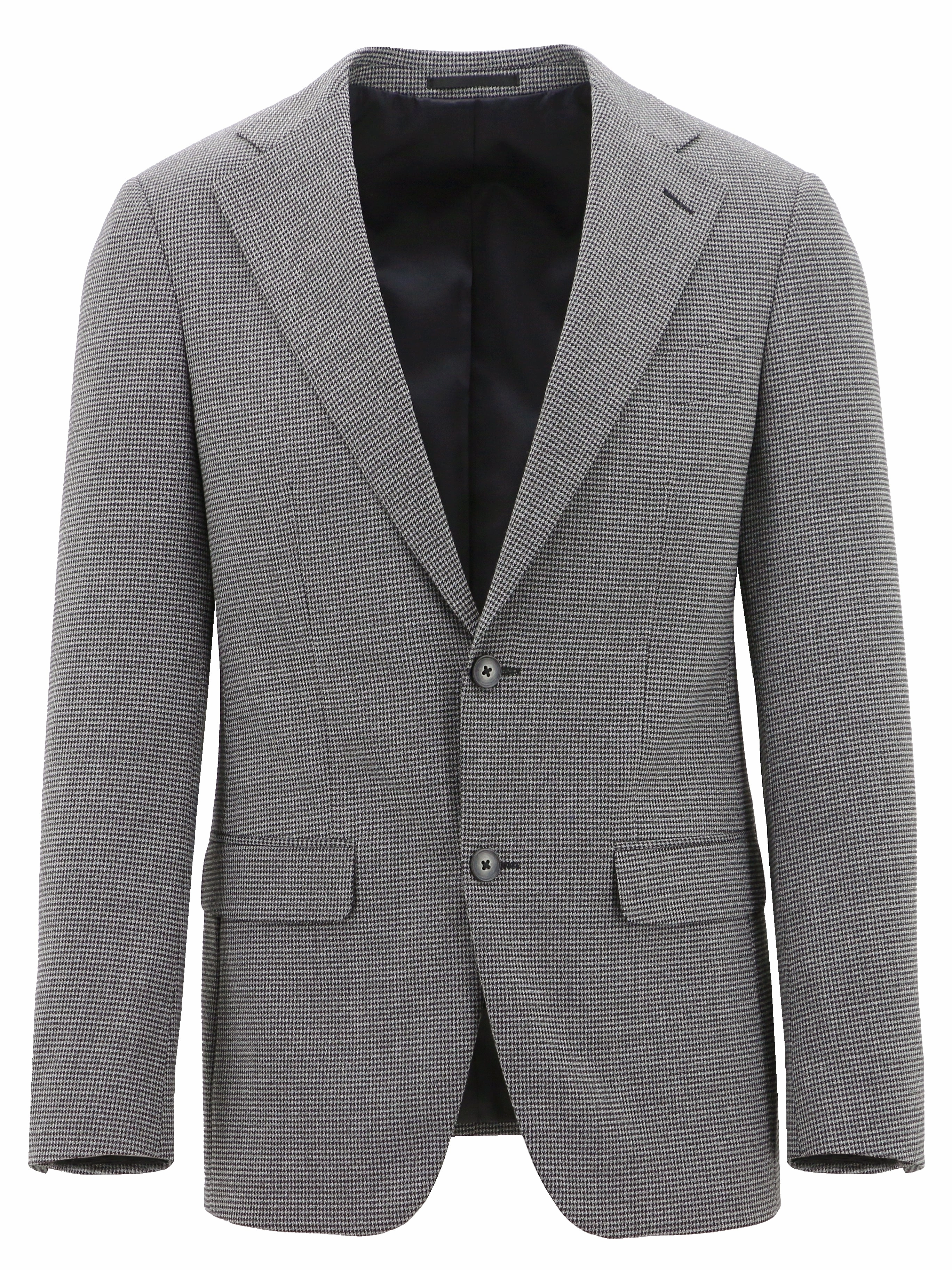 Siena Black Houndstooth Sports Jacket Silicone Grip Trim Flexible Comfort