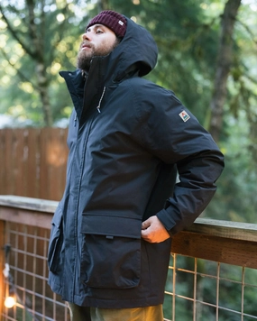 Bonded seams Baltic Recycled Insulated Parka - Black