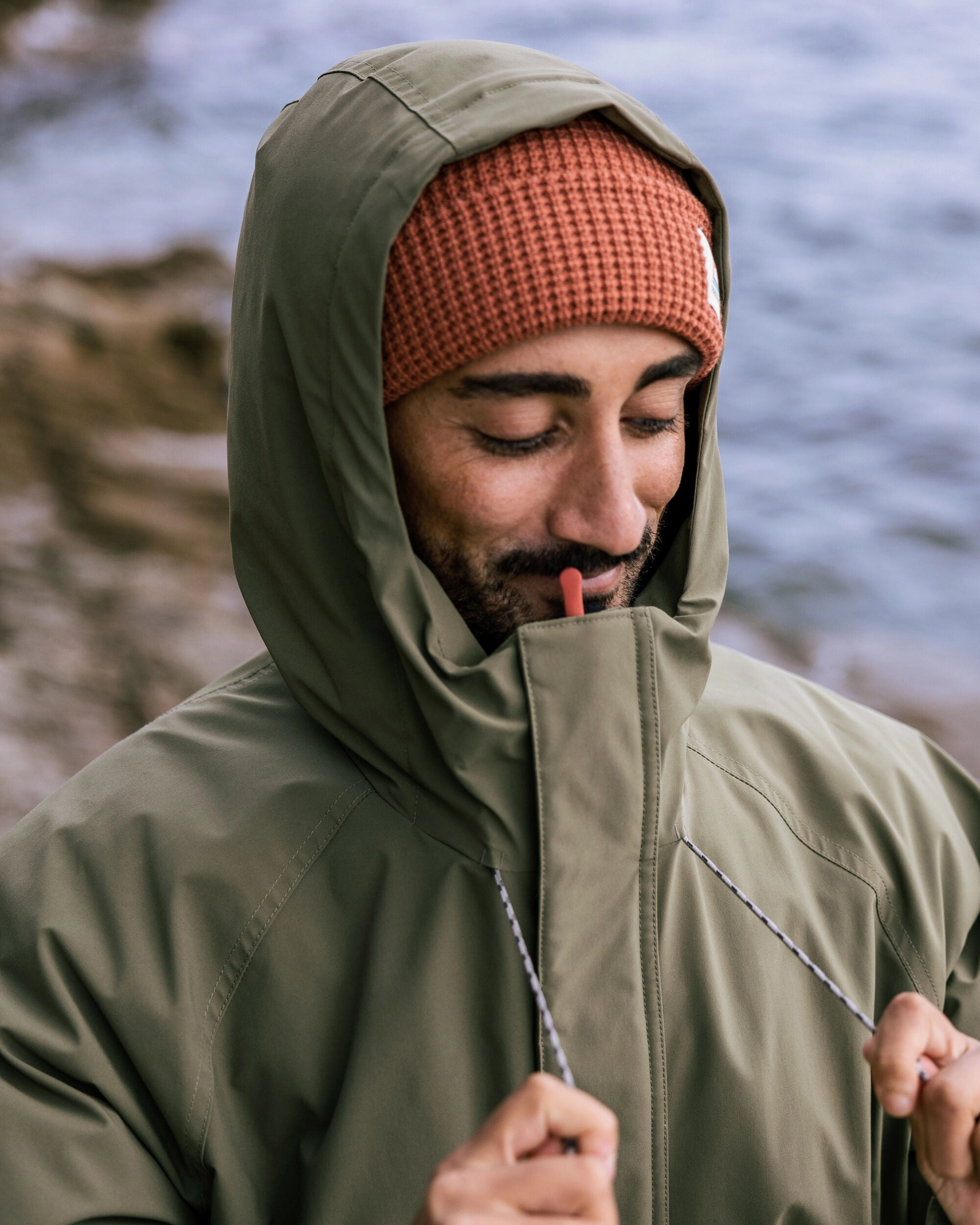 Baltic Recycled Insulated Parka - Khaki Quick Dry Coating Odor Resistant Tech