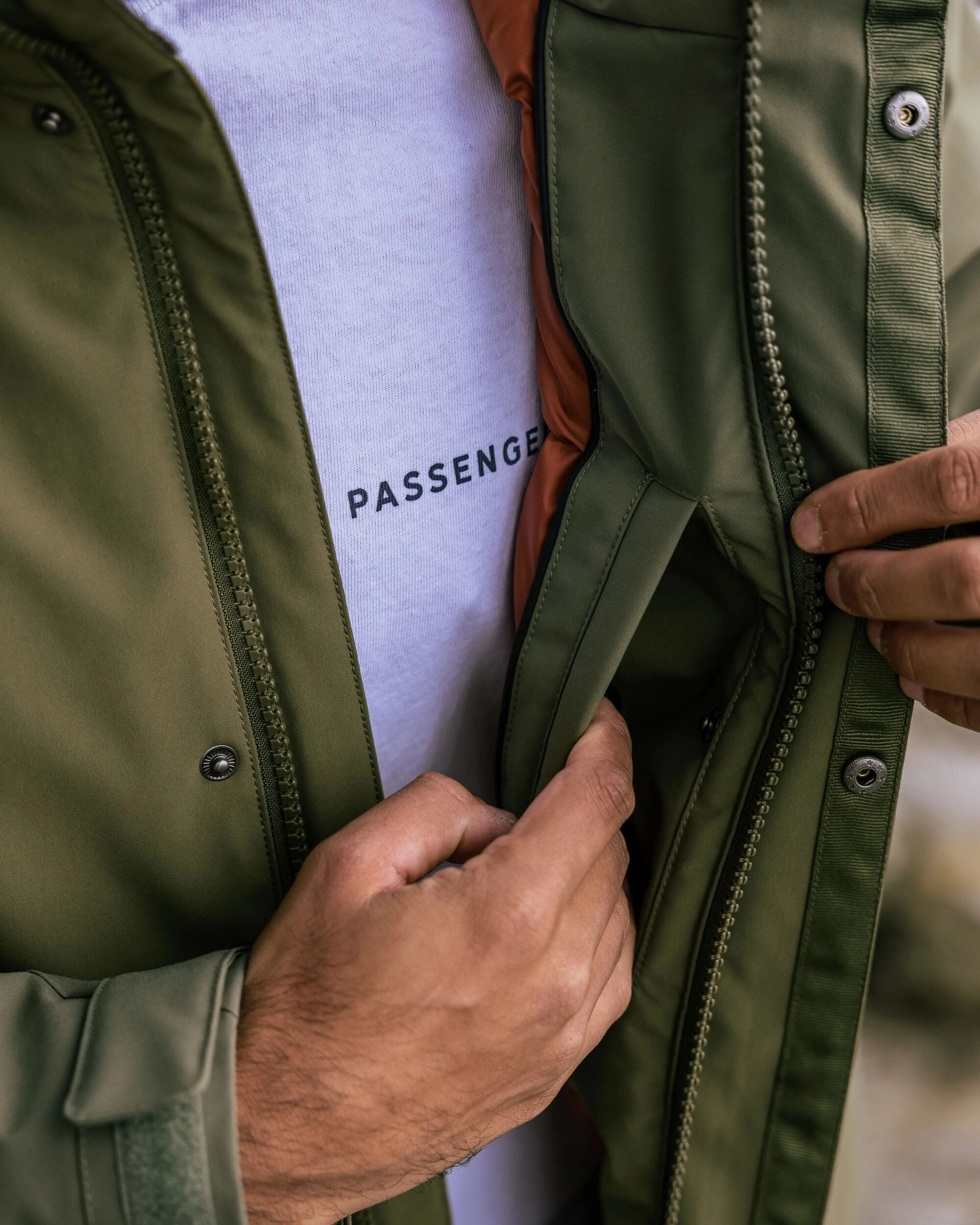 DurableStitching Baltic Recycled Insulated Parka - Khaki